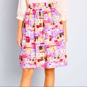4x Modcloth cityscape skirt